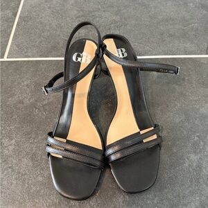 Gianni Bini Black Strappy Heels